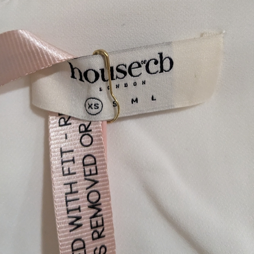 House Of CB London Ellery Linen Blend Puff SLeeve Midi Sundress - Picture 4 of 9